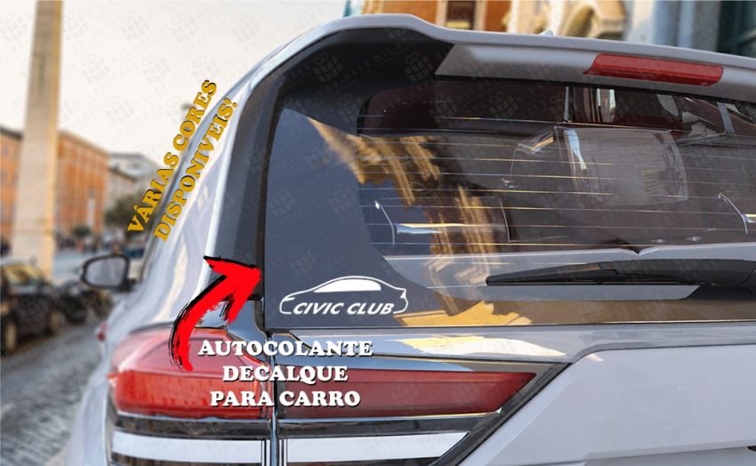 Autocolante Decalque - Civic Club